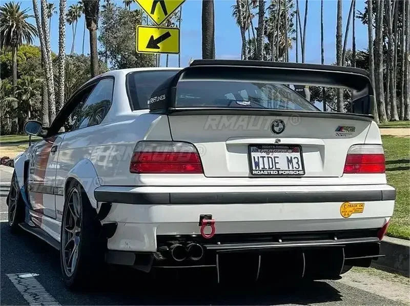 For BMW 3 Series E36 1990-2000 Rear Trunk Spoiler Glossy Black