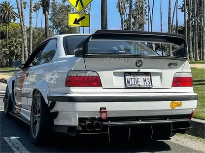 For BMW 3 Series E36 1990-2000 Rear Trunk Spoiler Glossy Black