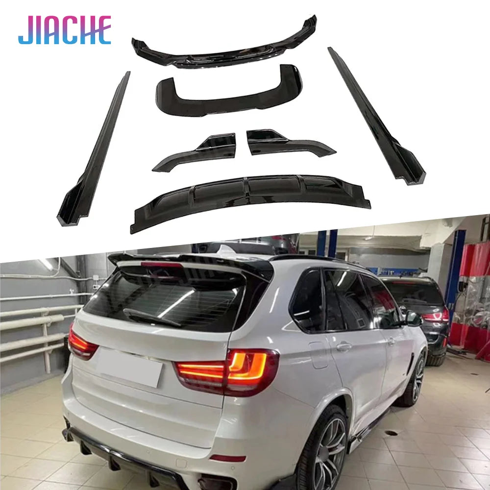 For BMW X5 F15 M Sport Jiache ABS Front Lip Rear Diffuser