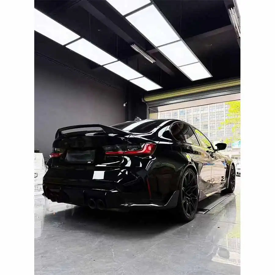 For BMW 3 Series M3 G80 G20 G28 Carbon Fiber Tail Fins Rear