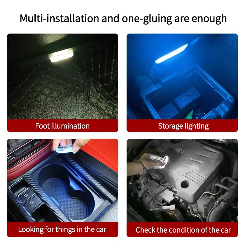 For Door Foot Trunk Storage Box Touch MINI Wireless Interior