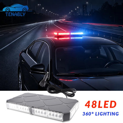 For Vehicles Pickup Trailer 48 Magnetic Warning Roof Rotating