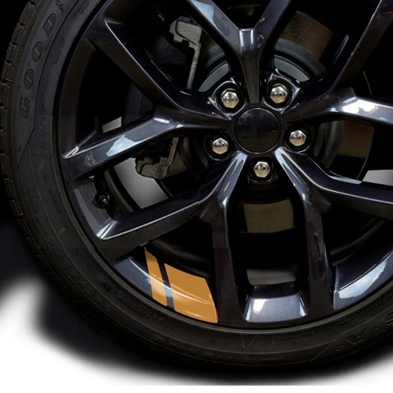 For Size 18" - 21" Decorative Reflective Wheel Rim Vinyl