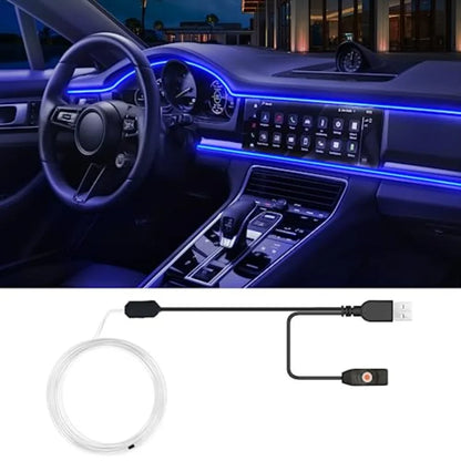 USB Interior Strip Colors Ambient Lighting Fiber Optic Music