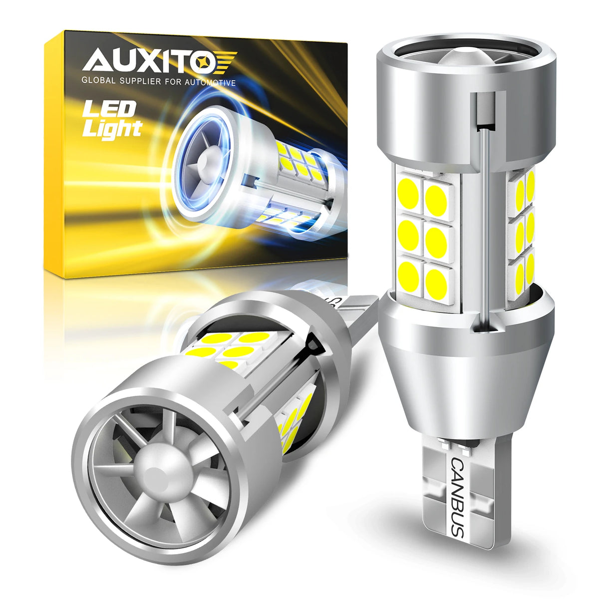 Auxito 2X W16W T15 Bulbs 912 921 wy16w Super
