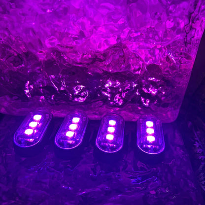6PCS Up Night RGB Aircraft Motorcycles Truck Airplanes
