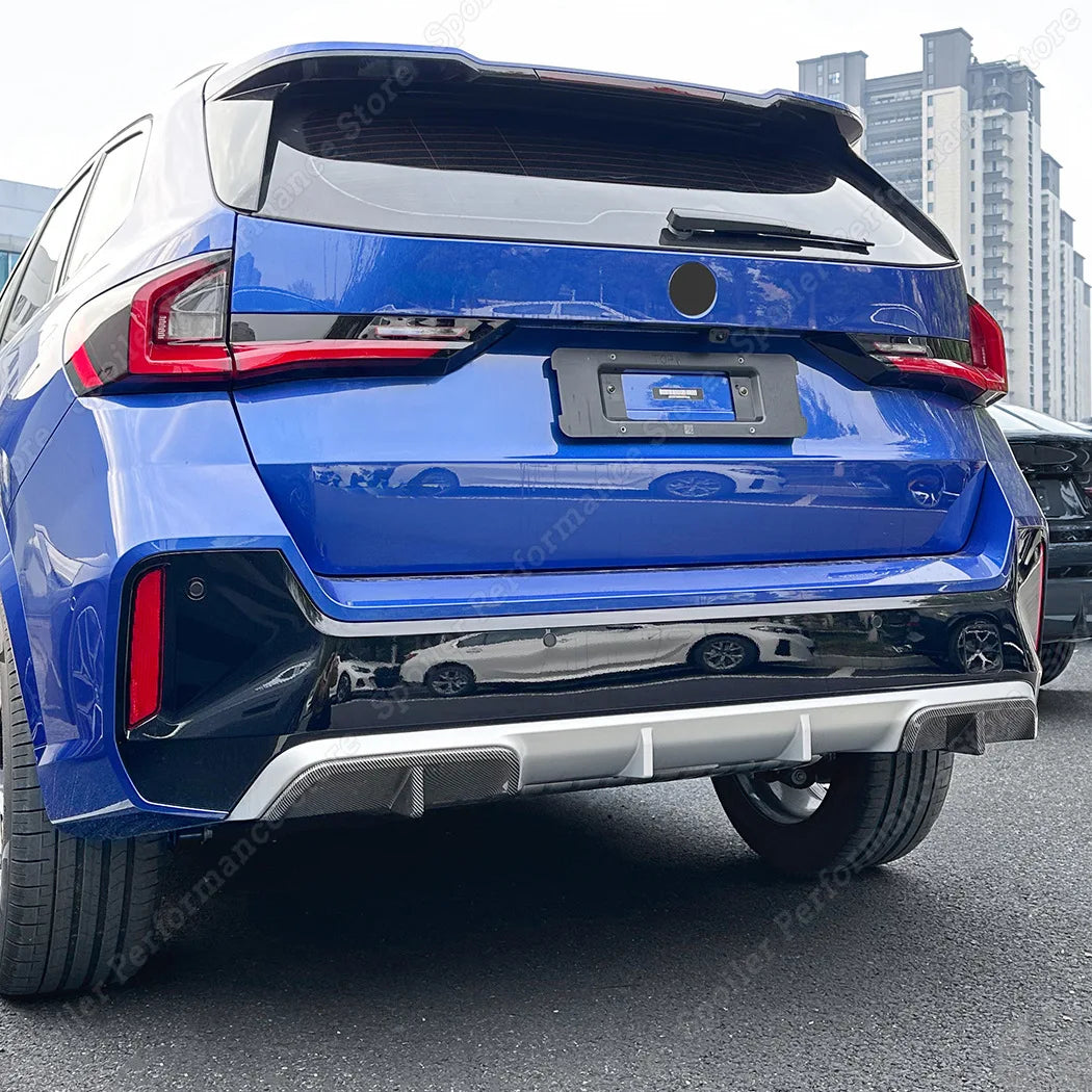 For BMW X1 U11 2023-2024+ M Sport Rear Bumper Spoiler Diffuser
