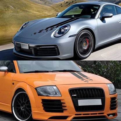 For All Models Hood Cover Stickers Racing Sport Bonnet Vinyl