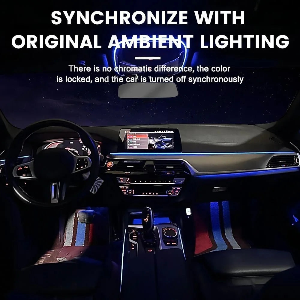 For BMW 5 Series G30 LED Colors Door Dashboard Footwell Ambient