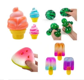 120+pieces Assorted Squishy Figures Blind Box Surprise Toy Slow