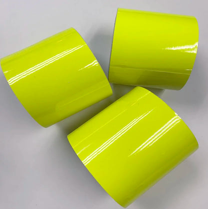 10CM Width Neon Fluorescent Gloss Vinyl Wrap Adhesive Sticker