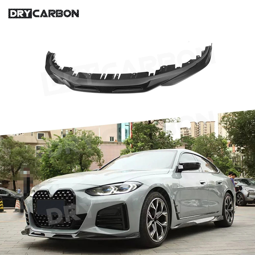 For BMW 4 Series G26 M Sport Sedan 2020 Front Bumper Lip Dry