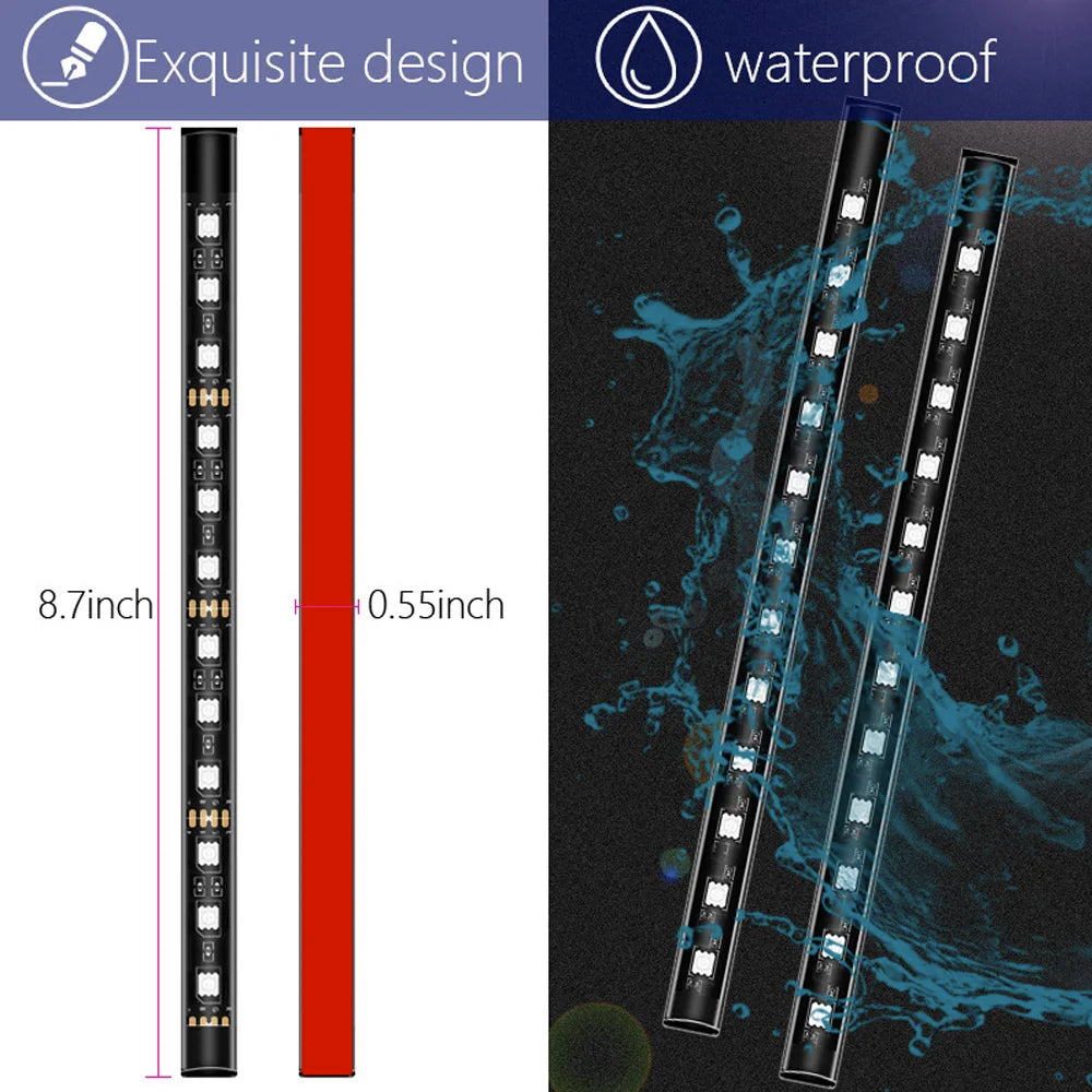 24LED Interior Ambient Foot Strip Kit Backlight 5V USB