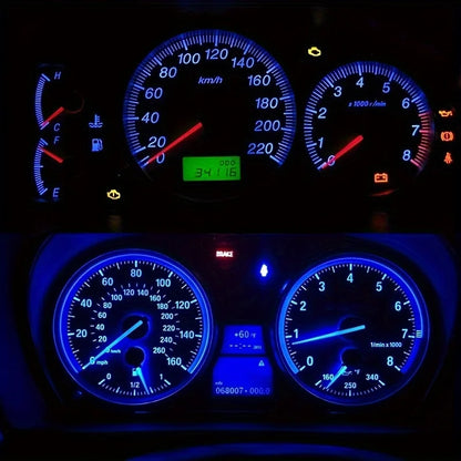 10PCS Set T10 4SMD 1210 Wedge Dashboard Gauge Cluster