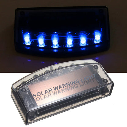 Alarm Flashing Solar Powered Fake Simulated Dummy Caution