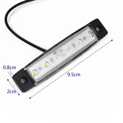For Trailer External 12V Side Marker Truck Boat Bus Low Trailer