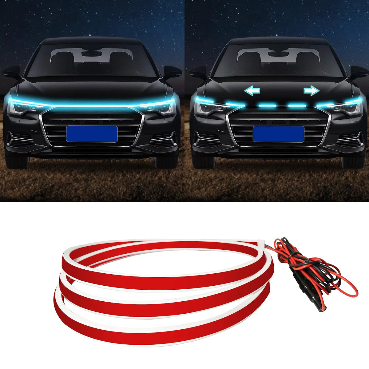 12V Scan Starting Hood Signal Daytime Running Drl Dynamic