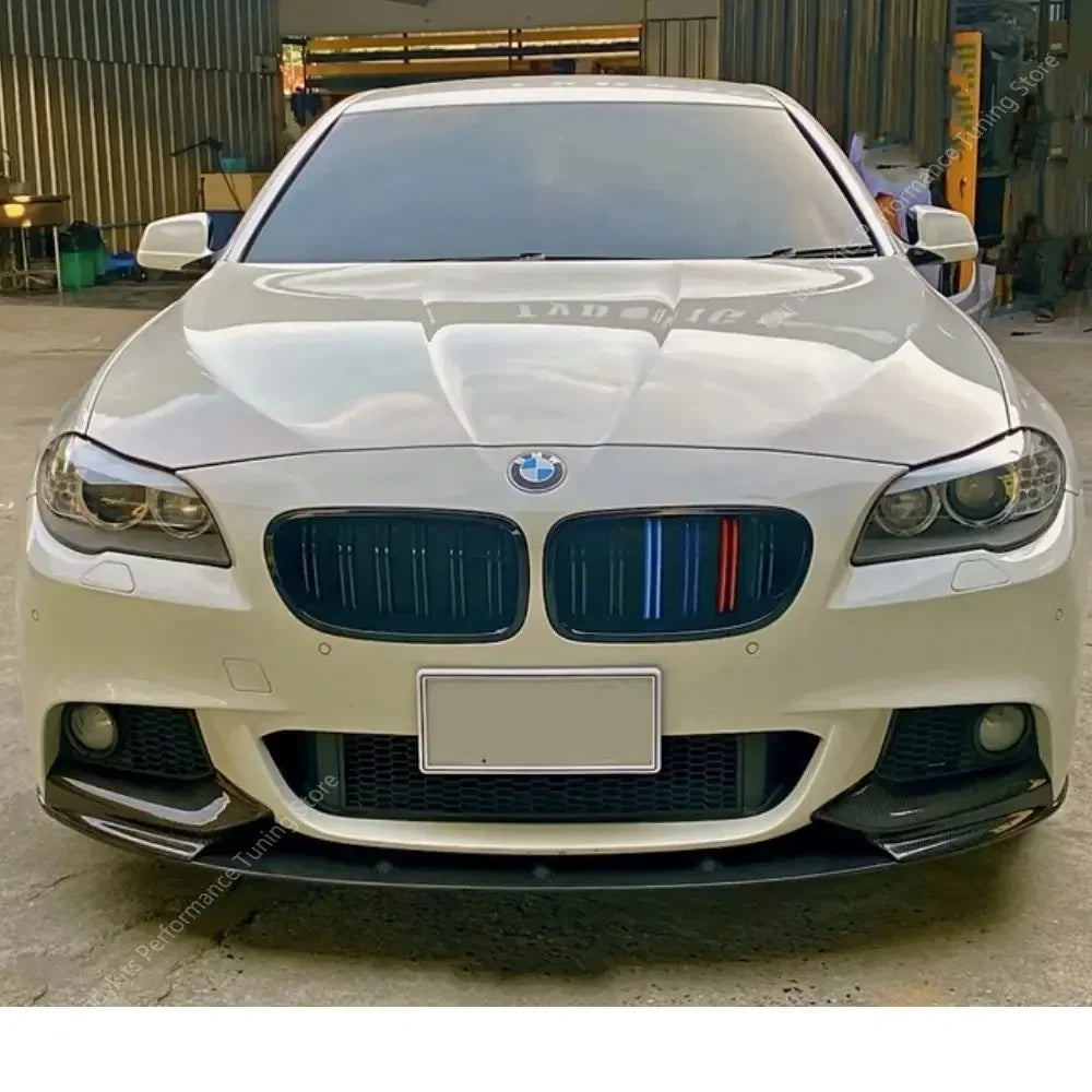 For BMW F10 F11 M Performance Front Bumper Lip Spoiler Splitter