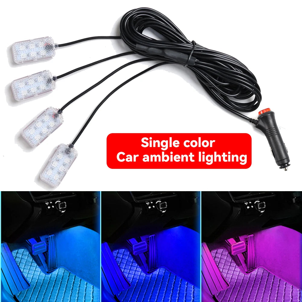 Foot Ambient Neon Mood Lighting Backlight Interior Atmosphere