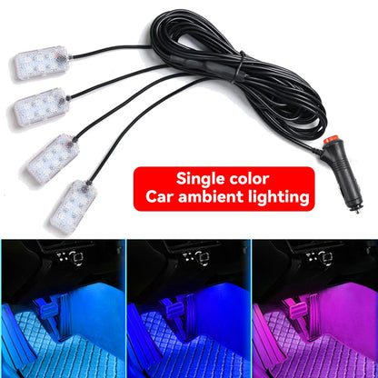 Foot Ambient Neon Mood Lighting Backlight Interior Atmosphere