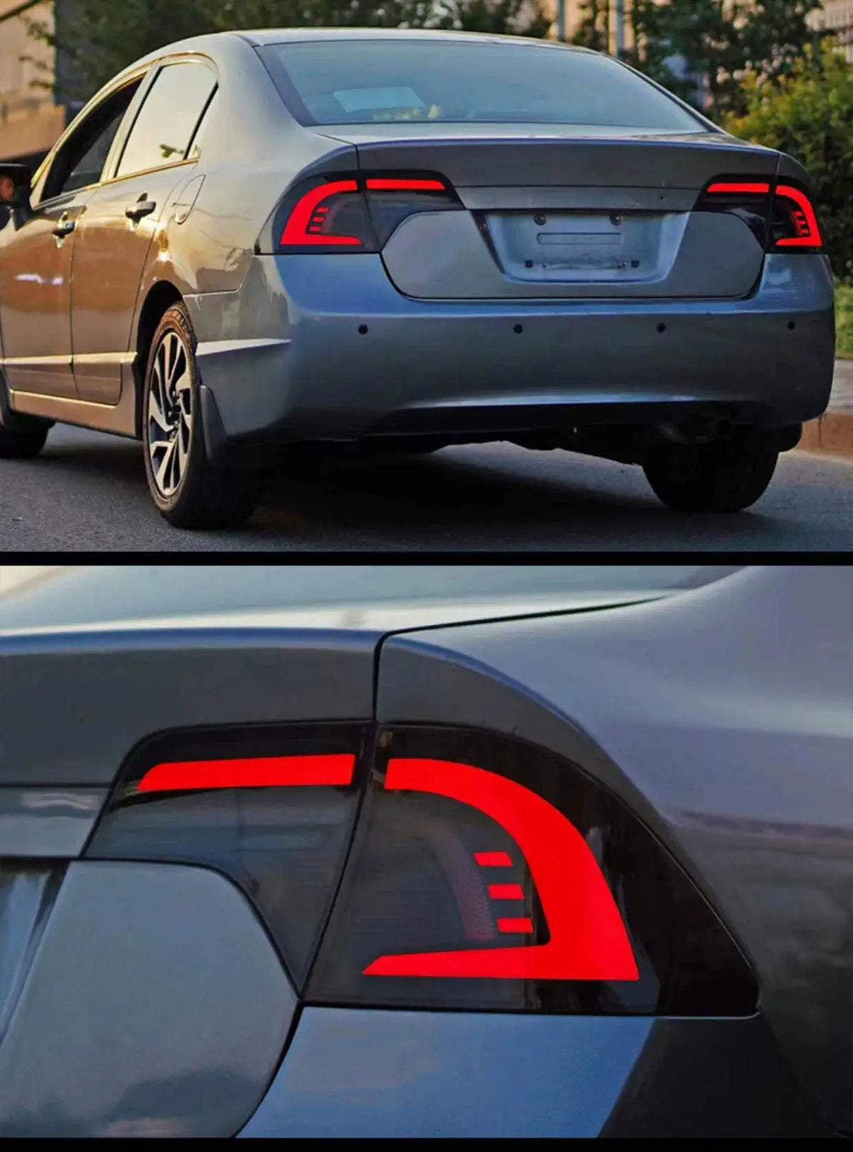 For Honda Civic Gen 8 2006 2011 Tail Flow Turn Signal Plug Play