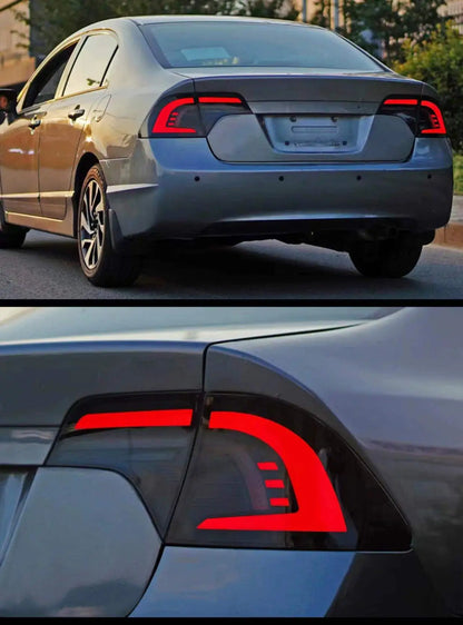 For Honda Civic Gen 8 2006 2011 Tail Flow Turn Signal Plug Play