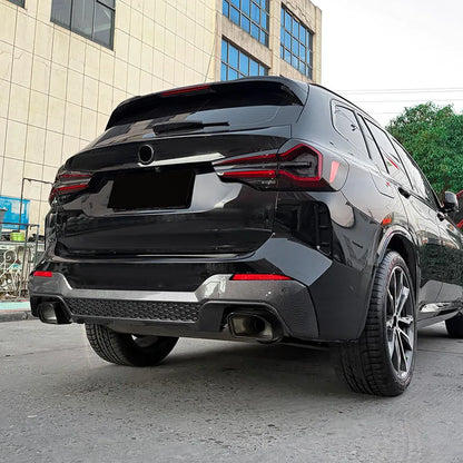 For BMW X3 G01 Lci M Sport 2022-2024 Rear Bumper Diffuser