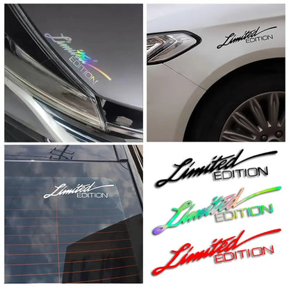 Vinyl Limited Edition Sticker Reflective Laser Decal car-styling