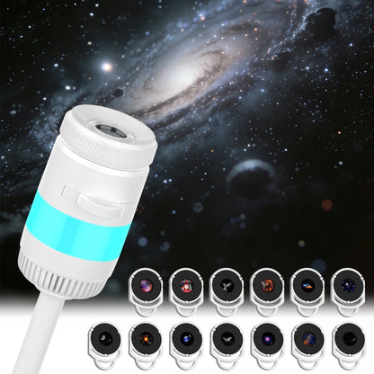 2IN1 USB Ambient MINI Galaxy Star Projection Atmosphere Multiple