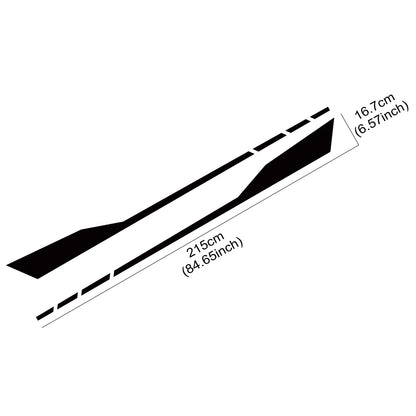 For BMW M5 G90 G99 Auto 2PCS Side Door Skirt Long Stripes Waist