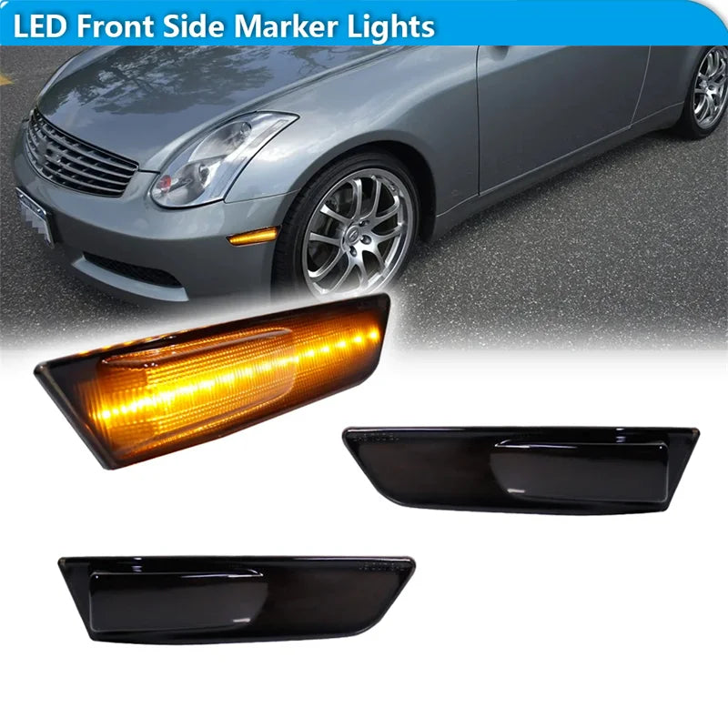 For Infiniti G35 2-Door Coupe 2003 2004 2005 2006 2007 Amber