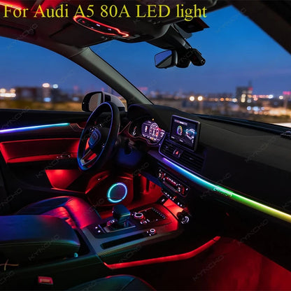 For Audi Q5 Ambient Lighting Models Colors Suitable From 2018