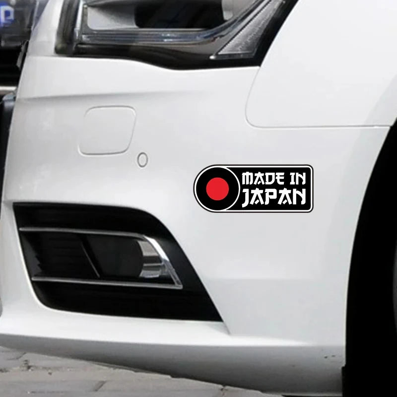 For Honda Made In Japan Flag Bumper Sticker Vinyl Decal Japanese