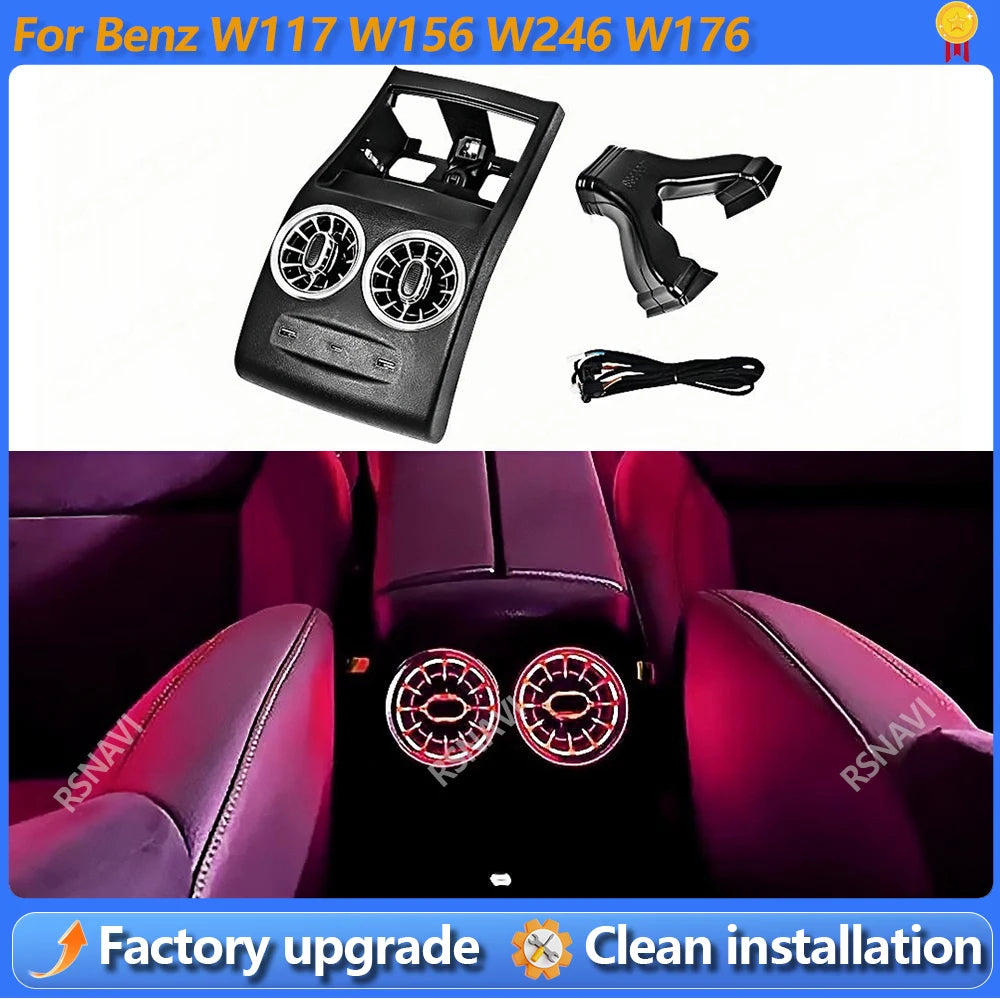 For Mercedes Benz X156 W246 W117 Rear Air Vent Panel Ambient