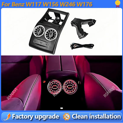For Mercedes Benz X156 W246 W117 Rear Air Vent Panel Ambient