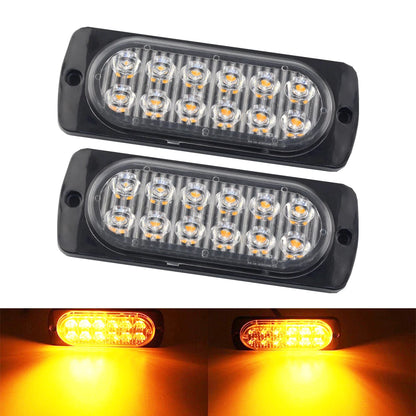 2PCS Strobe Warning Cheap Grille Flashing Lightbar Truck Beacon