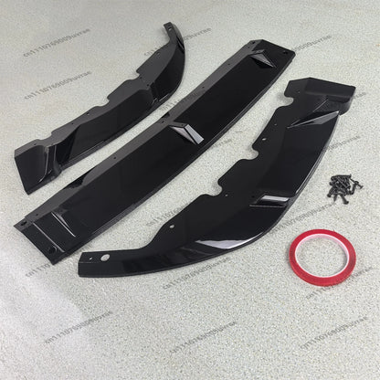 For BMW 7 Series G11 G12 Gloss Black ABS Front Bumper Splitter