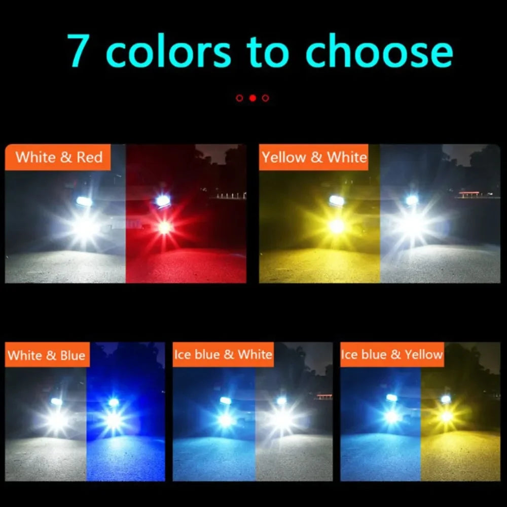 Fog H11H7 9005 9006 Flashing Emergency Warning Strobe H3