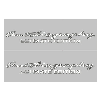 4PCS Set Silver Signature Biography Ultimate Edition Waterproof