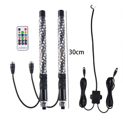 For Offroad ATV Utv Lighting Multicolor Brake Spiral Remote