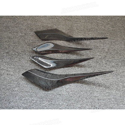 For BMW I8 2015-2021 Forged Carbon Fiber Front Bumper Splitter