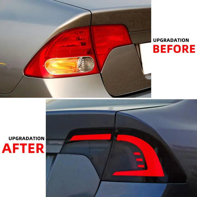 For Honda Civic Gen 8 2006 2011 Tail Flow Turn Signal Plug Play