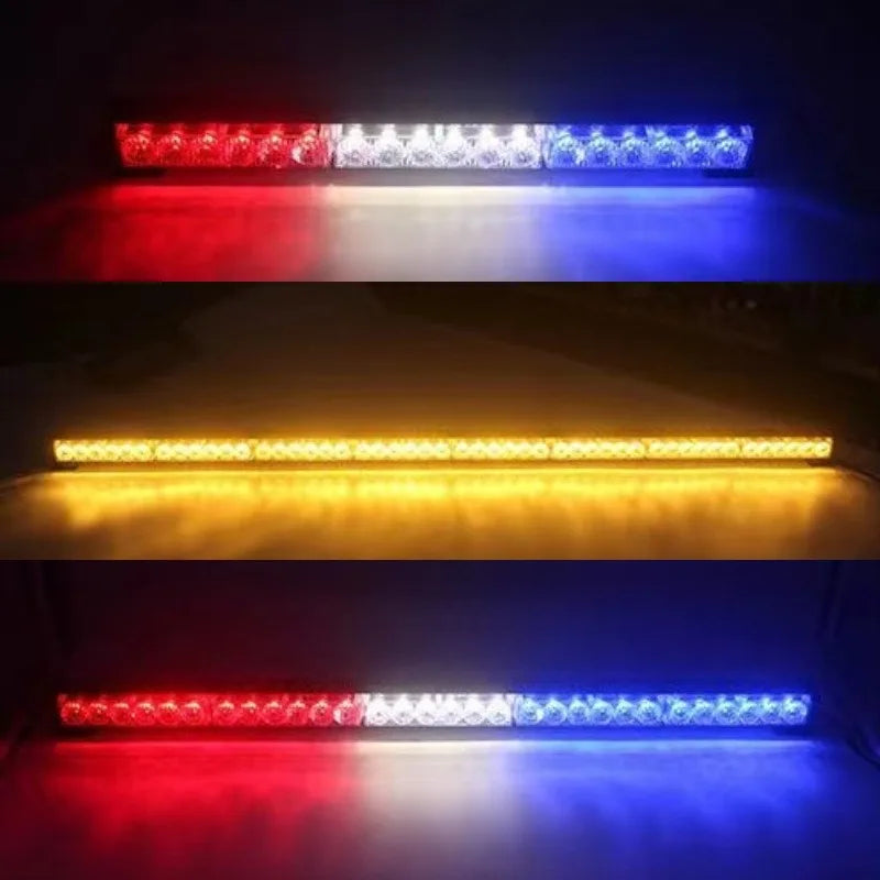 Roof Quallity Parts Warning 6LED Long Row Flash 12V