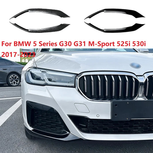 For BMW 5 Series G30 G31 Mp Carbon Fiber Look Front Bumper