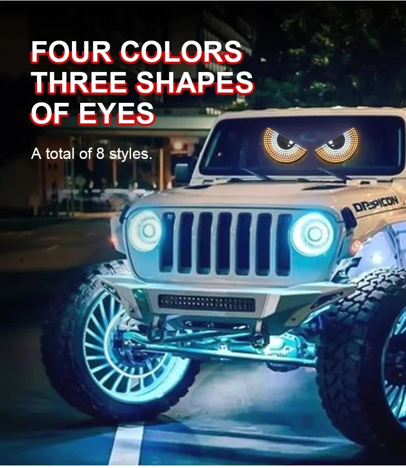 Dynamic Devil S Eye Decor Front Rear Windshield 5V