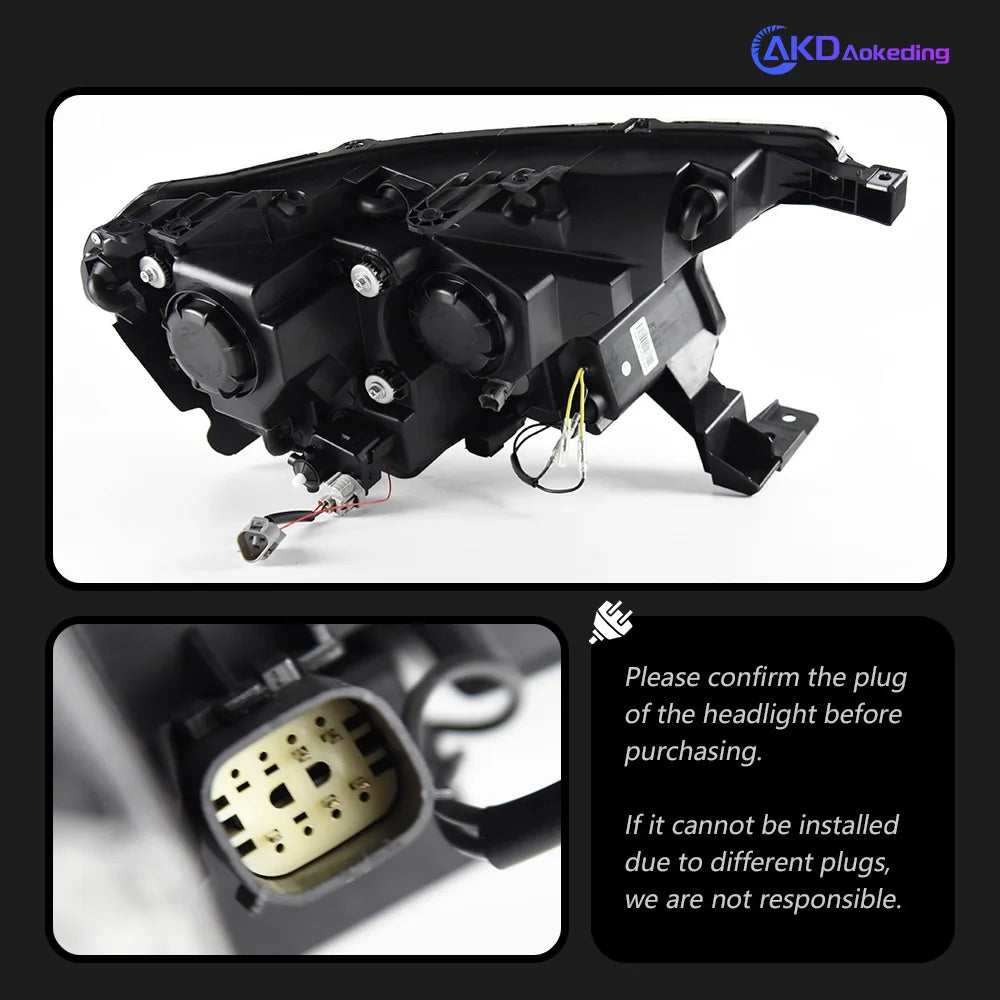 For Ford Ranger Headlight Projector Lens Head 2015-2020 Everest