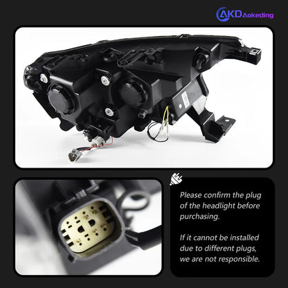 For Ford Ranger Headlight Projector Lens Head 2015-2020 Everest