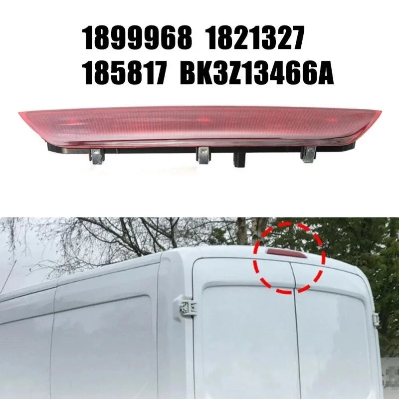 For Ford Transit MK8 Tourneo Custom 1PC Red Level 3RD Brake Stop