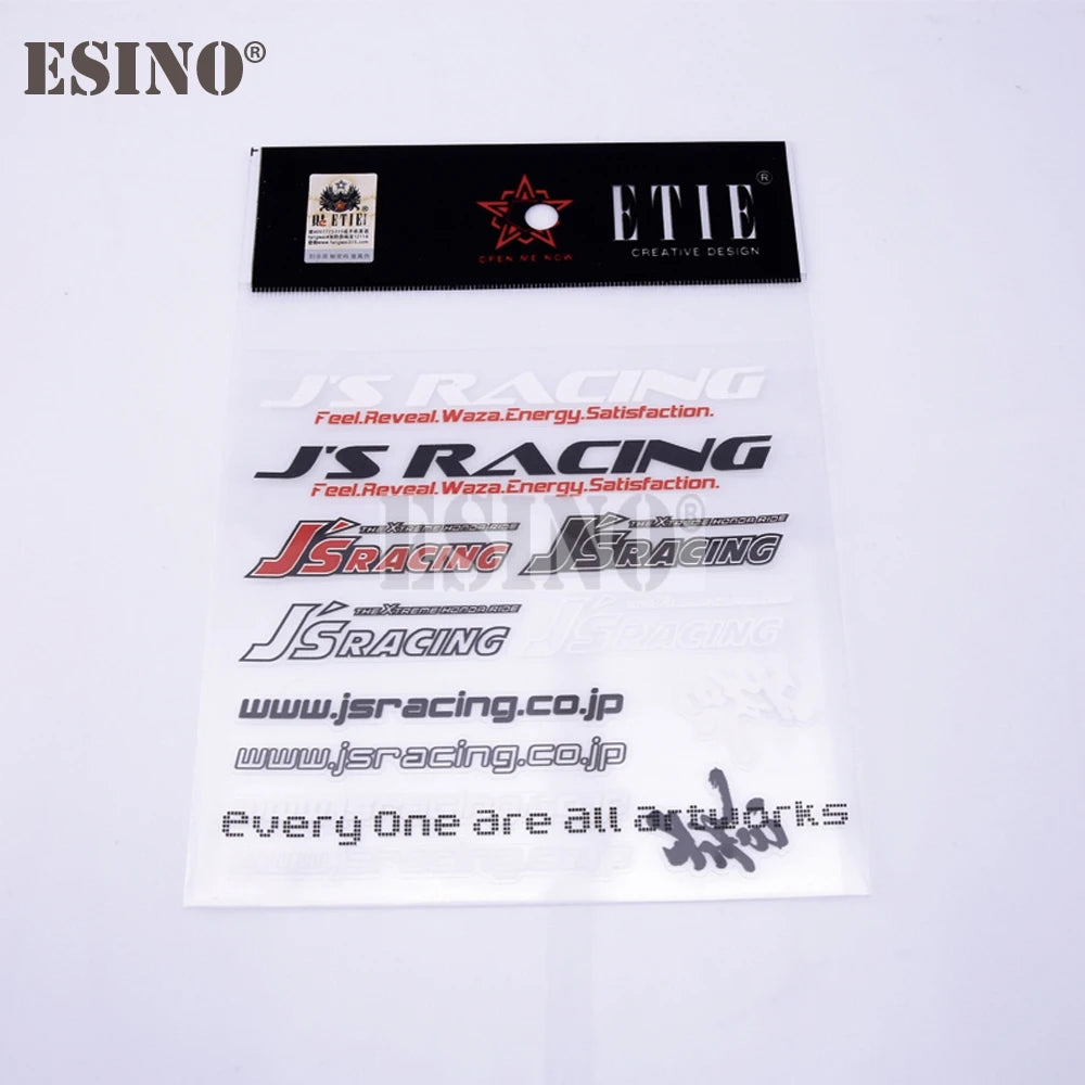For Js Racing Creative Decal Set Bumper Door Handle Whole Body