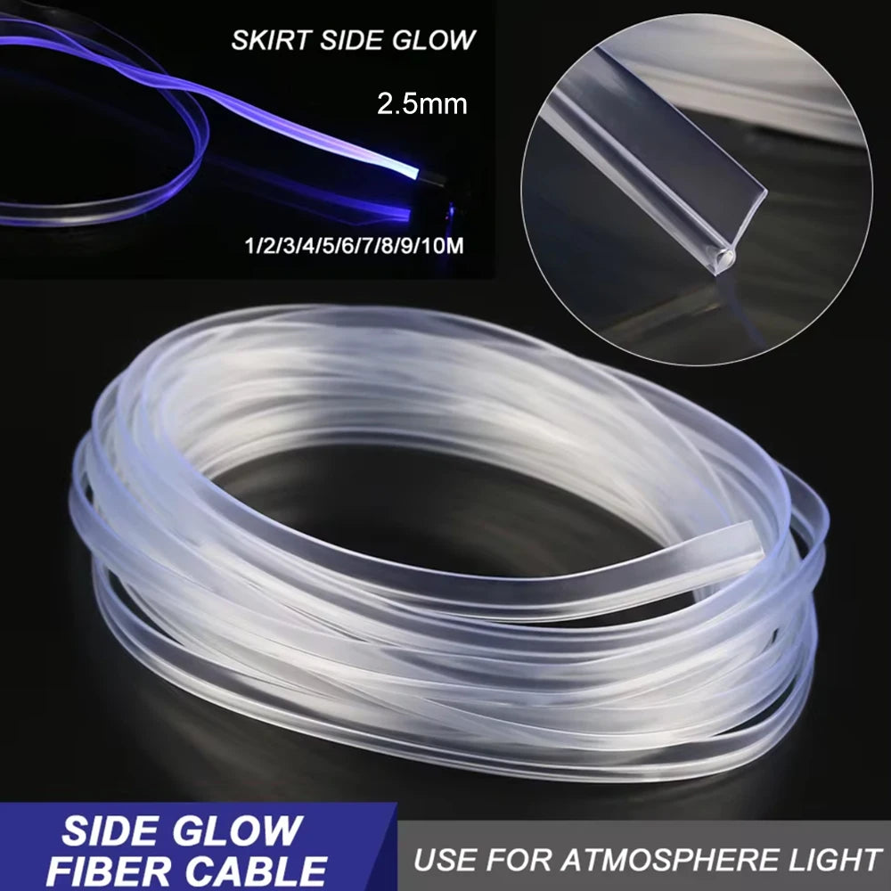 For Ambient Lighting Equipment 2.5mm Interior Fiber Optic Neon